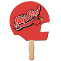 Helmet Digital Sandwiched Fan w/ Wood Stick